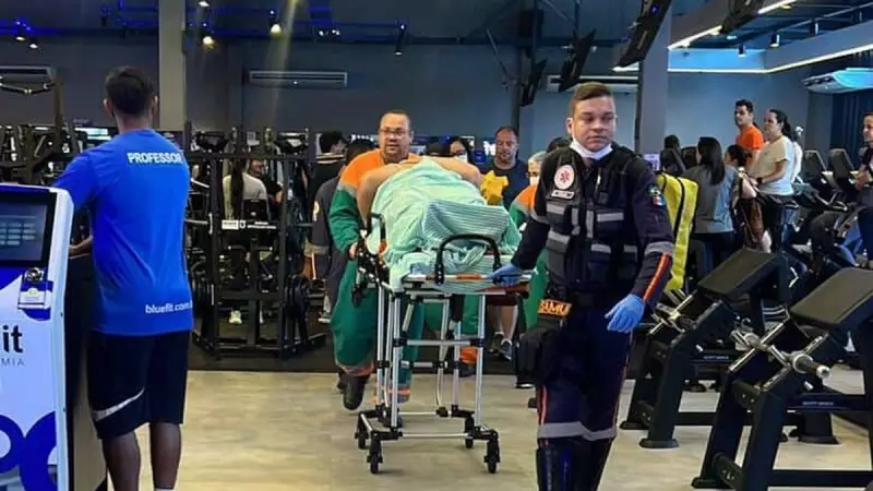 Acidente em Academia: Homem tem Pescoço Pressionado por Barra de Supino em Maceió