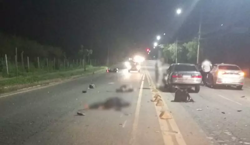 Acidente entre carro e moto deixa dois em estado grave em Volta Redonda