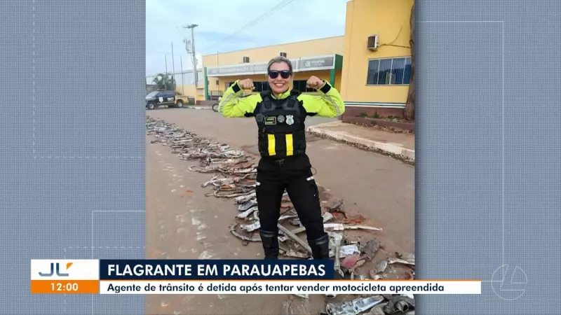 Agente de trânsito é presa ao tentar vender moto apreendida pelo órgão no sudeste do Pará