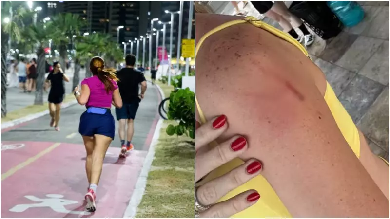 Agressão na Beira-Mar: Mulher em situação de rua ataca corredoras em Fortaleza