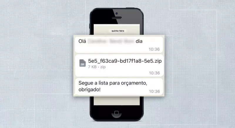 Alerta no WhatsApp: Novo golpe com arquivo ZIP disfarçado infecta celulares no RS