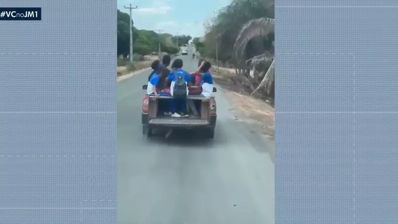 Alunos Transportados na Carroceria de Picape Choca no Maranhão: Risco Imediato na Zona Rural