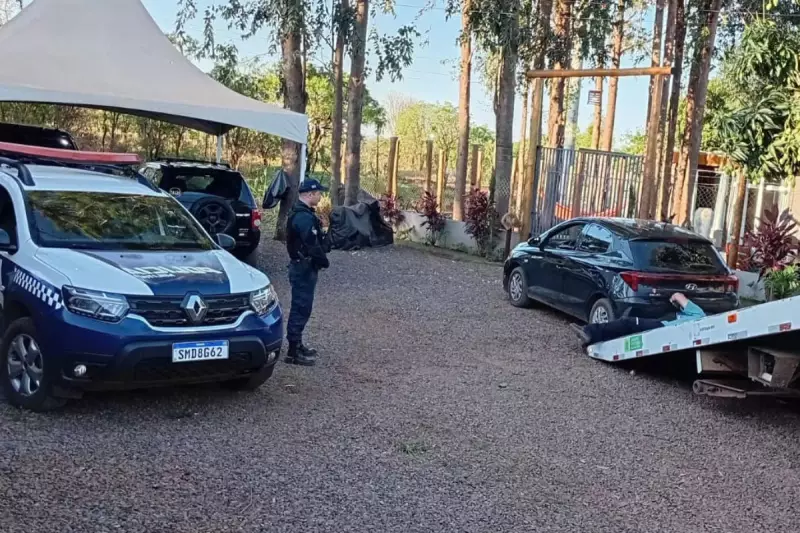 Assaltante de motorista de app é perseguido e capturado pela polícia em MS após tentativa de fuga