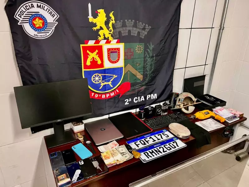 Assaltantes fazem homem de refém ao chegar em casa em Americana; veja o vídeo chocante