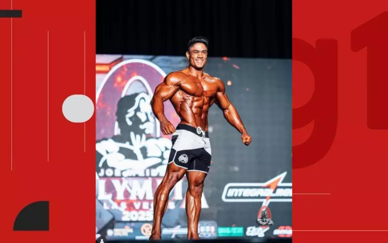 Baiano faz história no Mr. Olympia: Conheça a trajetória inspiradora do 5º colocado no maior palco do fisiculturismo mundial