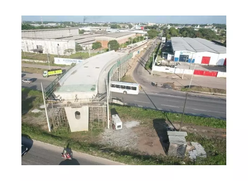 BR-101 na PB terá interdições: Obras no viaduto do Distrito Industrial em João Pessoa exigem mudanças no tráfego