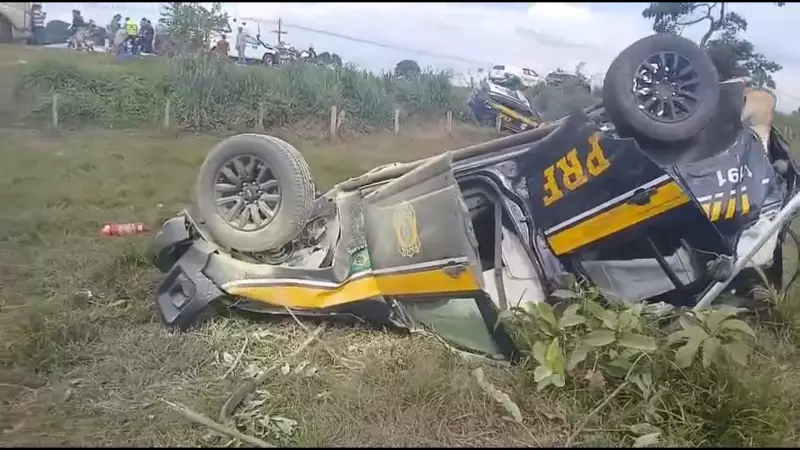 BR-364: Duas Viaturas da PRF Capotam em Acidente Grave Durante Operação em Rondônia