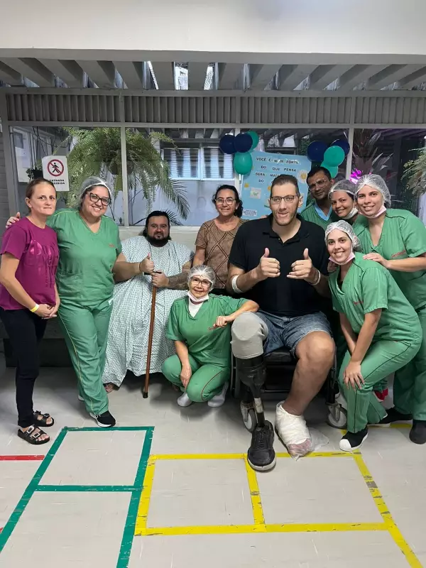Brasileiro mais alto do país enfrenta nova amputação: a luta pela vida após complicações nos pés