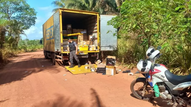 Caminhoneiro é sequestrado durante assalto violento a carga dos Correios no Maranhão