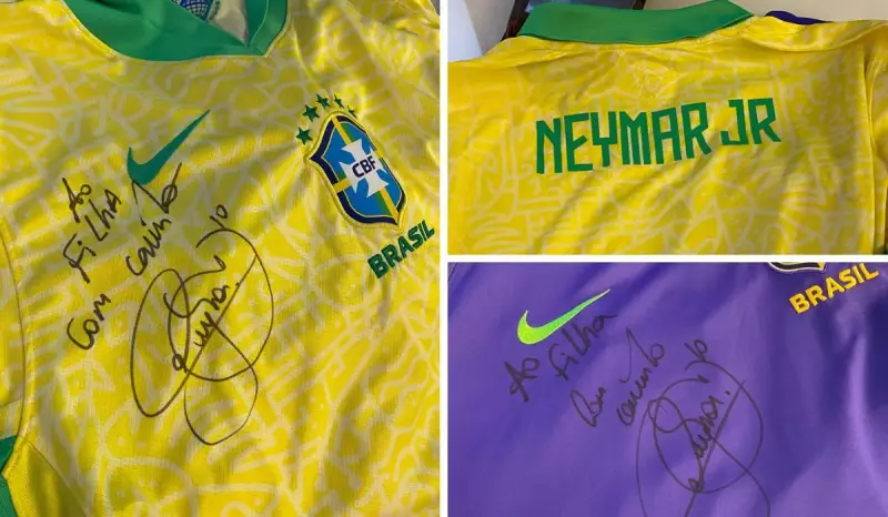 Camisa da Seleção com autógrafo de Neymar apreendida em operação policial pode ser peça-chave para localizar chefe do PCC foragido