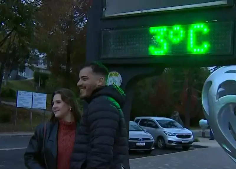 Campos do Jordão congela! SP registra o outubro mais frio em uma década