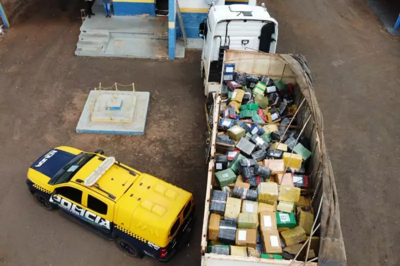 Carga de Milho Esconde 20 Toneladas de Maconha: Casal Preso em Operação Policial em MS