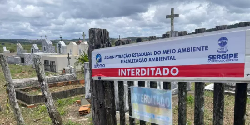 Cemitério de Simão Dias é Interditado por Risco de Desabamento: Entenda o Caso