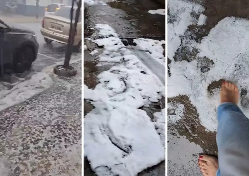 Chuva de Granizo em Socorro: Moradora Relata 'Tremedeira' e Impacto da Tempestade
