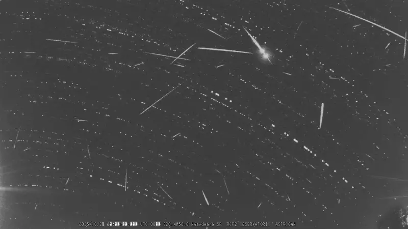 Chuva de Meteoros Transforma o Céu do Noroeste Paulista em Espetáculo Deslumbrante