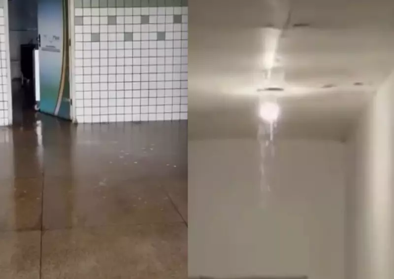 Chuva intensa causa alagamento e transtornos em hospital do Piauí; veja vídeo