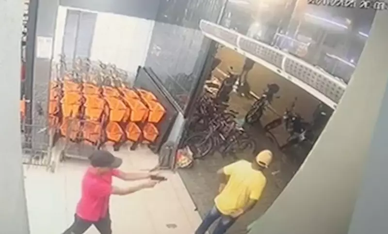 Câmera de segurança flagra momento de tentativa de homicídio em Belém; veja o vídeo