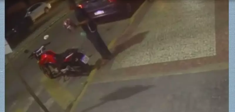 Câmeras de segurança flagram onda de furtos de motos em Bom Jesus do Itabapoana