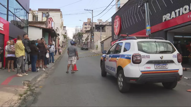 Câmeras de segurança registram execução a sangue frio em frente a academia de BH; veja vídeo