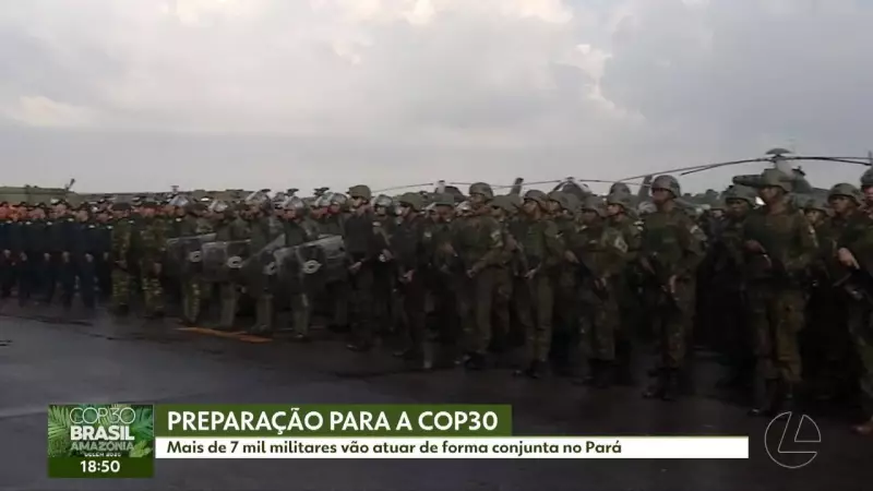 COP30 no Pará: Forças Armadas e PRF mobilizam mais de 8 mil agentes em megaoperação de segurança