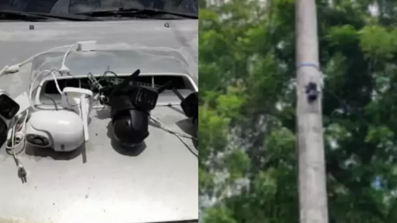 Criminosos instalam câmeras de vigilância em rua de Fortaleza para monitorar rotina de moradores e policiais