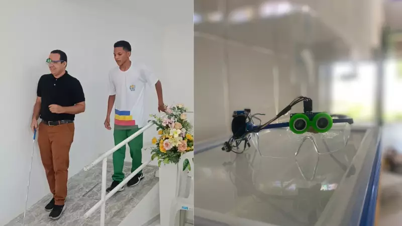 Óculos com sensor de proximidade: jovem do Piauí cria solução inovadora para deficientes visuais