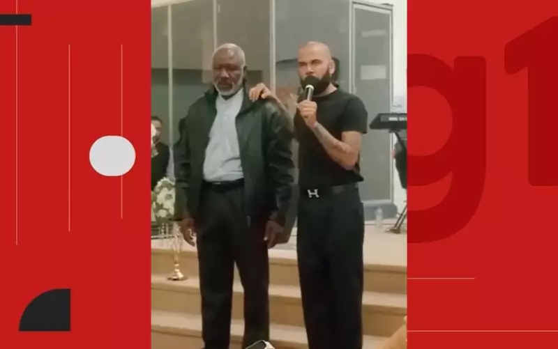 Daniel Alves é flagrado em igreja: imagens mostram ex-jogador em momento de reflexão