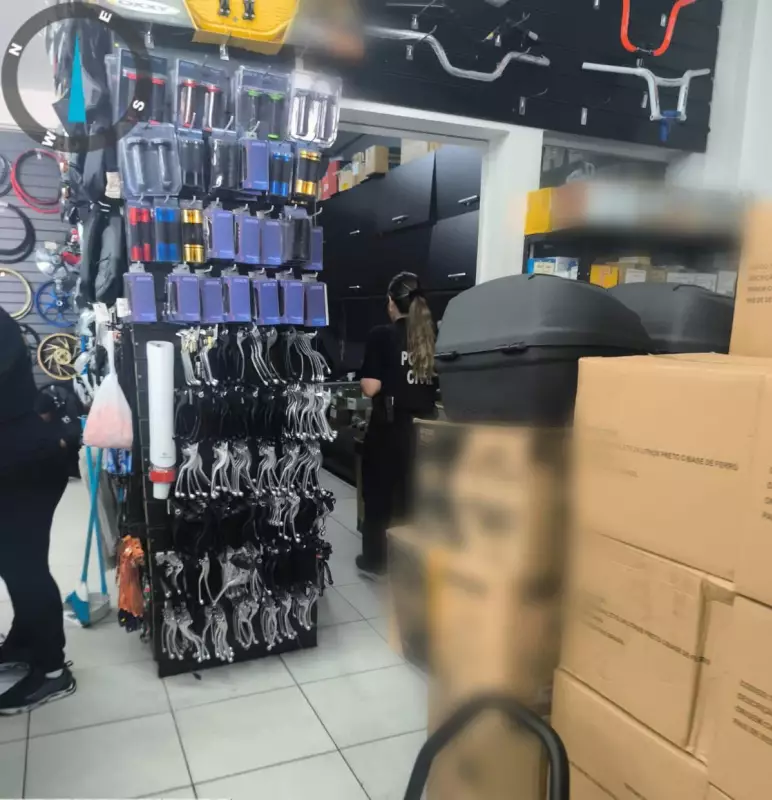 Dono de Loja Preso em Manaus com Peças de Motos Furtadas: Mercado Ilegal Desmantelado