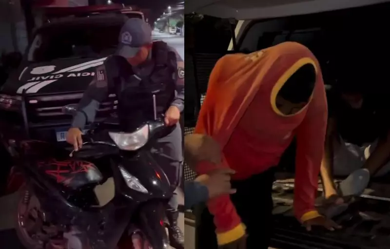 Dupla é presa após onda de assaltos no João Lisboa, em São Luís; vídeo flagra momento do crime