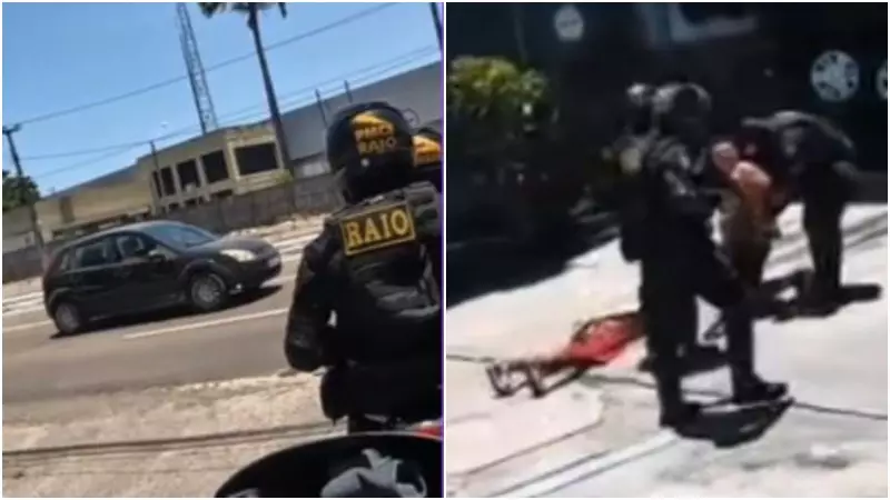 Dupla é presa após onda de roubos em Fortaleza; veja o flagrante em vídeo