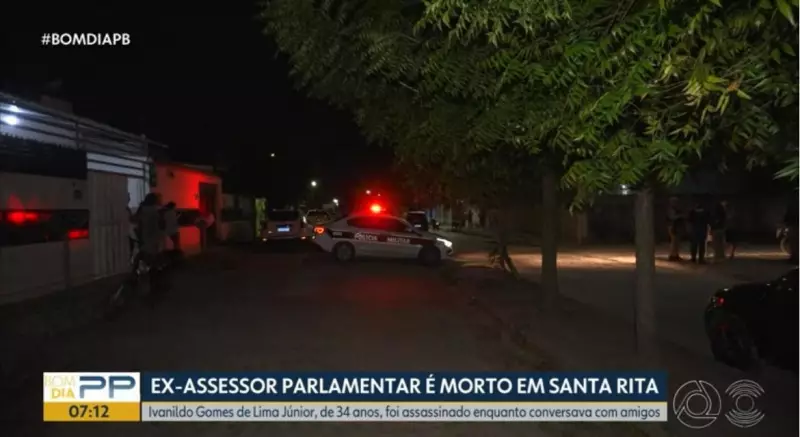 Ex-assessor parlamentar é executado a tiros em Santa Rita: polícia investiga assassinato