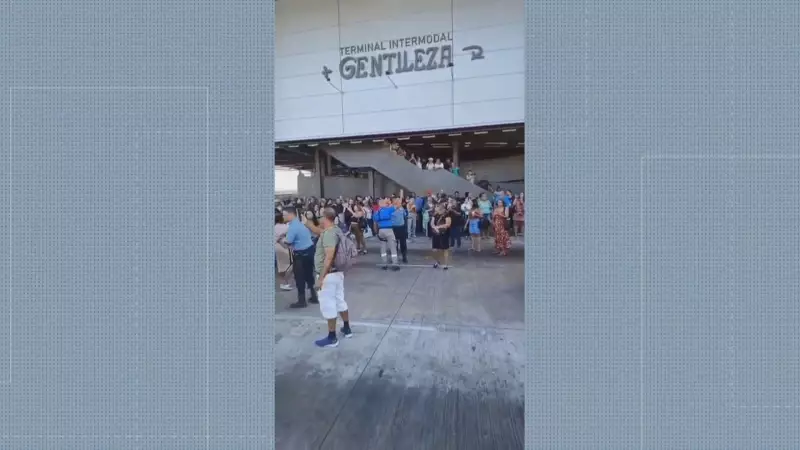 Falta de ônibus no Rio: Terminal Gentileza vira caos com filas e protestos de passageiros