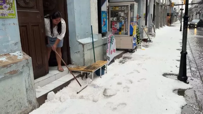 Fenômeno climático extremo: Calor intenso provoca tempestade de granizo devastadora na Bolívia