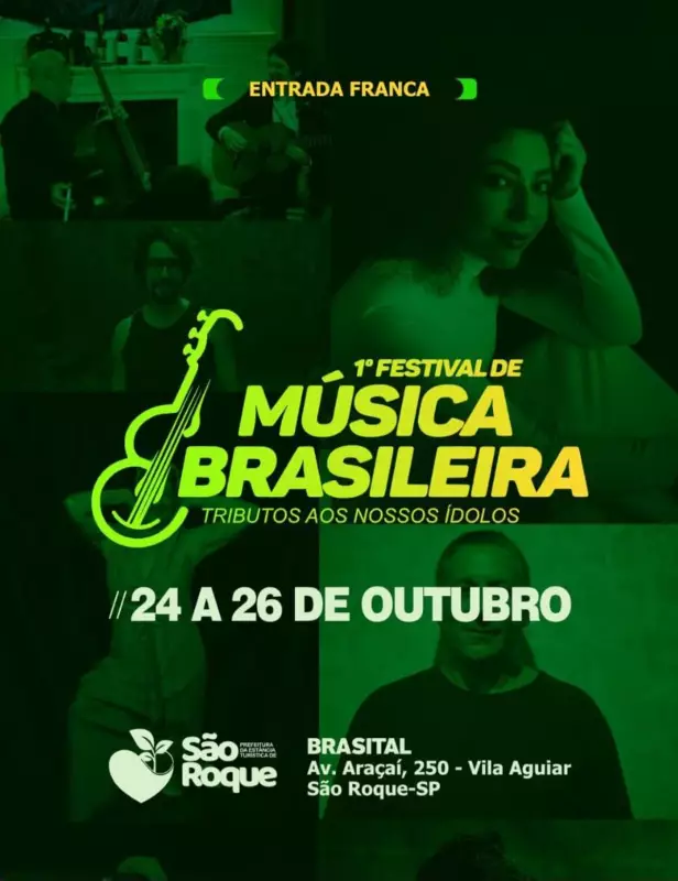 Festival de Música Brasileira em São Roque: Grandes Tributos aos Ídolos Nacionais em 2025