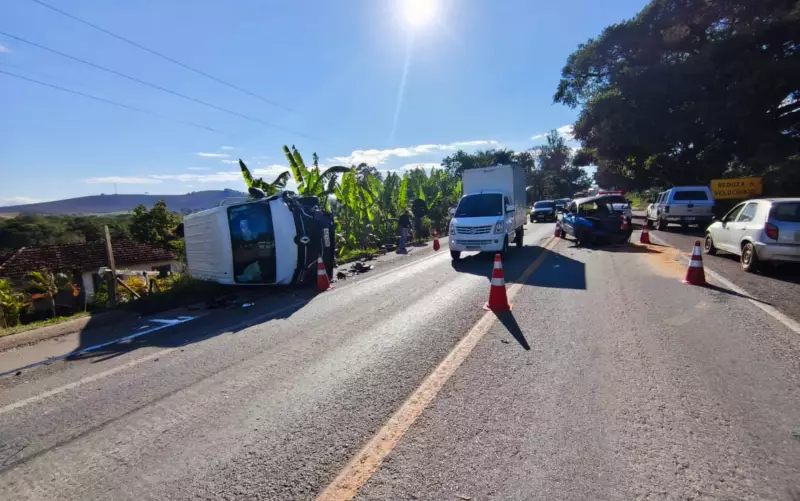 Fim de Semana Trágico no Sul de Minas: Acidentes de Trânsito Deixam Rastro de Destruição
