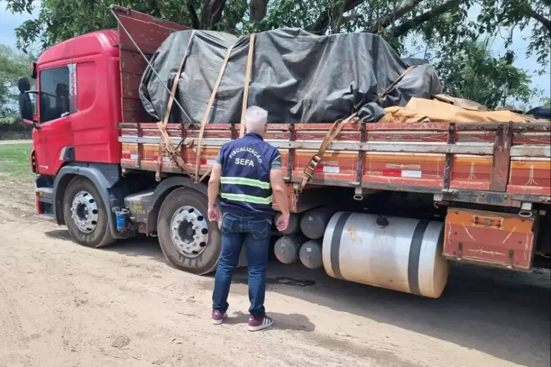 Fiscalização apreende pneus superfaturados em R$ 240 mil no Oeste do Pará