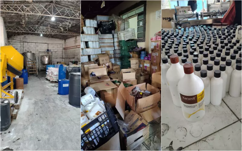Fiscalização interdita fábrica clandestina de cosméticos em Minas Gerais | Riscos à saúde expostos