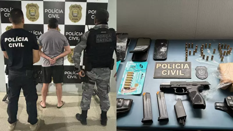 Foragido da Justiça é Preso no Piauí com Condenação Superior a 50 Anos por Crimes no Maranhão