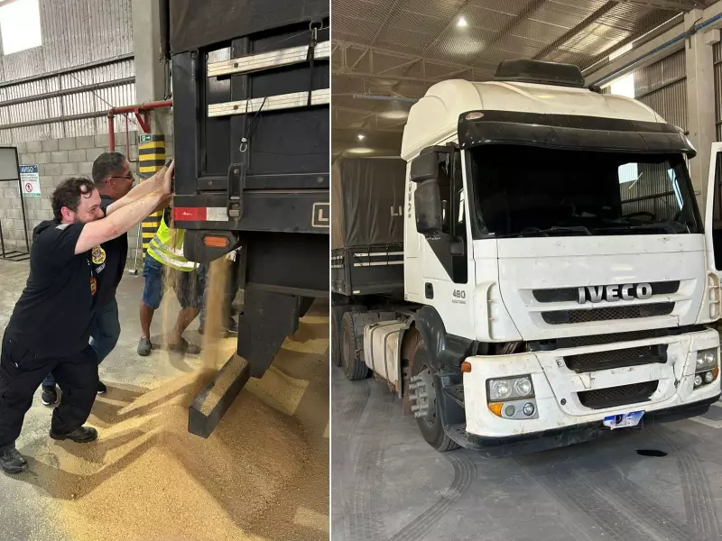 Fraude no Porto de Santos: Motorista é investigado por misturar areia à soja para aumentar peso