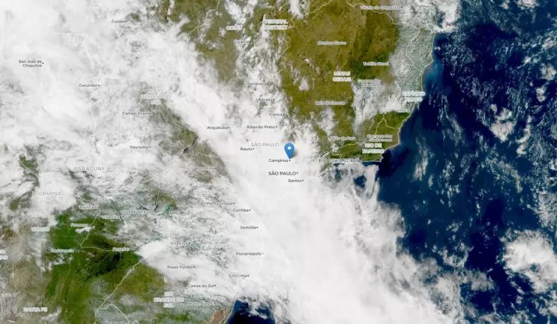 Frente fria chega à RMC: previsão alerta para chuva e queda brusca de temperatura até o fim de semana