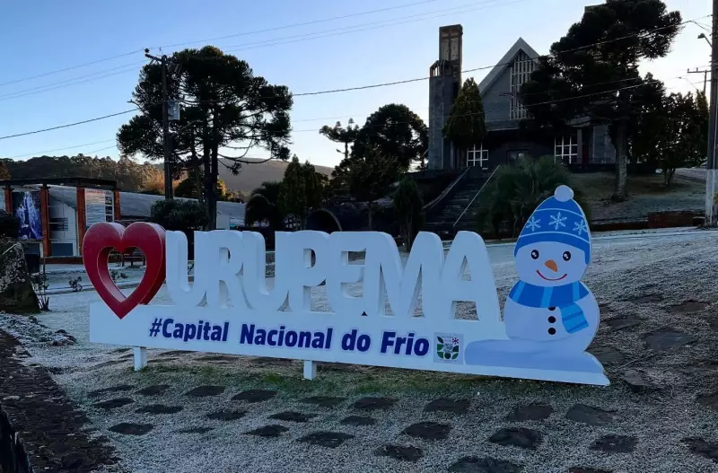 Frio Extremo em SC: Urupema Bate Recorde e Registra -7.9°C na Manhã Gelada