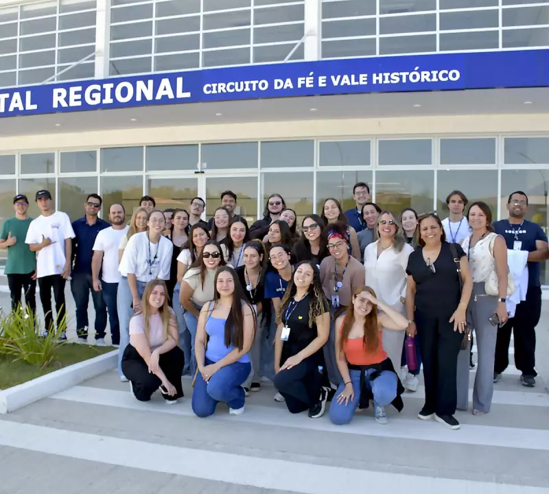 Futuros Médicos da UNITAU em Cruzeiro Têm Aula Prática no HR Vale da Fé