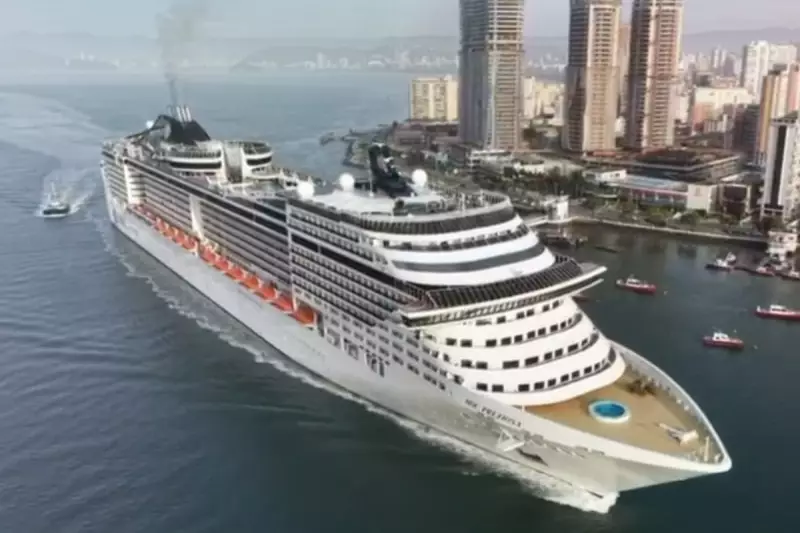 Gigantes do Mar: MSC Preziosa Inaugura Temporada de Cruzeiros no Porto de Santos com Desfile Impressionante