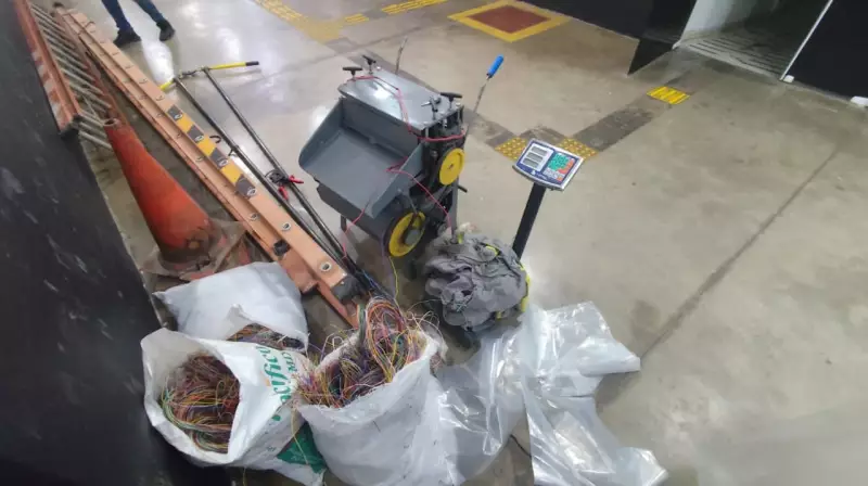 GM desmonta esquema de furto de cabos em chácara de Campinas: 82 kg apreendidos e um detido