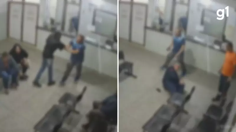 Homem é preso após agredir madrasta e atacar funcionário de posto de saúde com pedras no RS | Vídeo