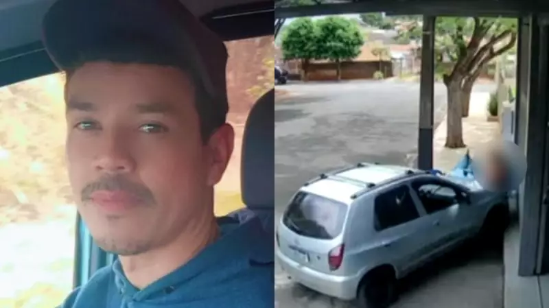 Homem atropela mulher na calçada no Paraná e polícia divulga foto para identificação