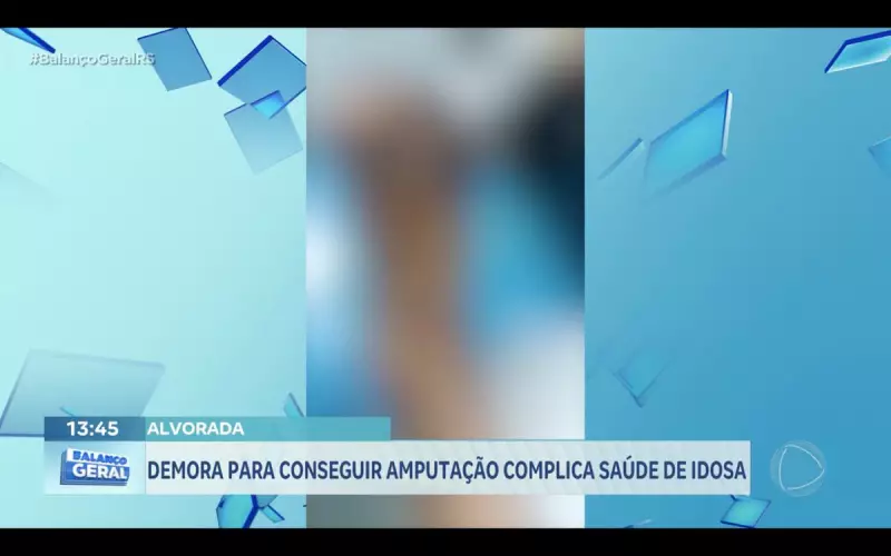 Idosa sofre com espera por amputação no RS: demora no sistema de saúde agrava estado clínico