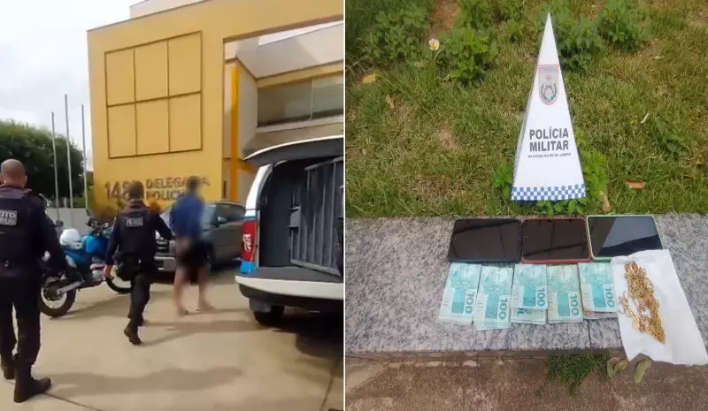 Idosos são feitos reféns durante assalto a residência em Cardoso Moreira; um preso e um adolescente apreendido