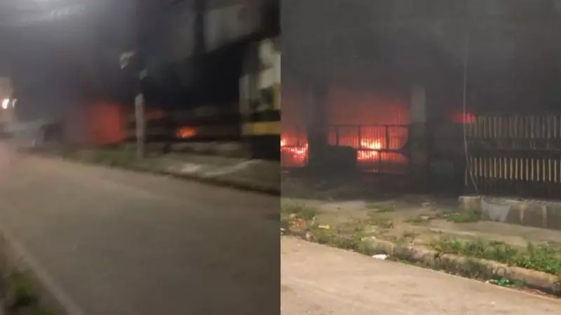 Incêndio atinge prédio de antigo supermercado em Belém: veja imagens e detalhes