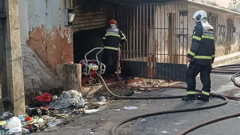 Incêndio de Grandes Proporções Ameaça Mercado Central de São Luís | Bombeiros em Ação